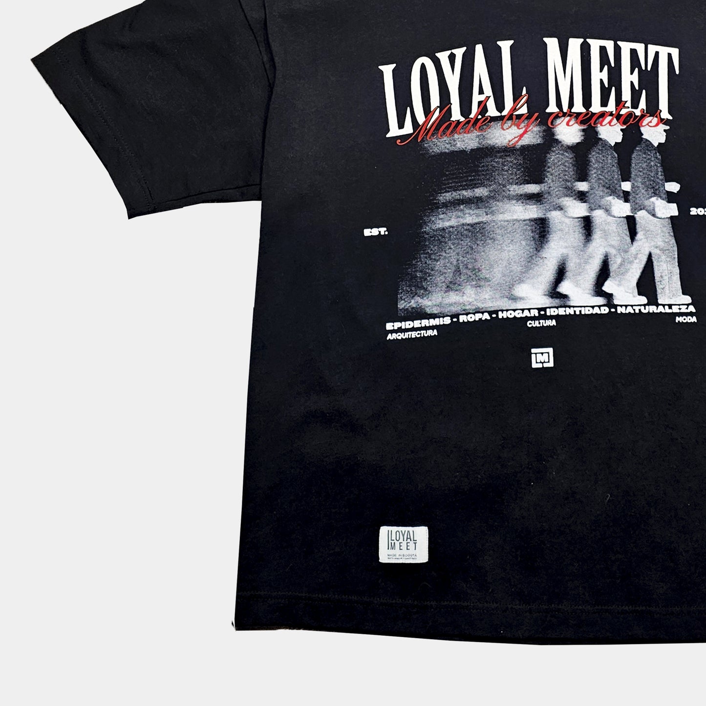 CAMISETA OVERZIDE FIVE SKINS NEGRA