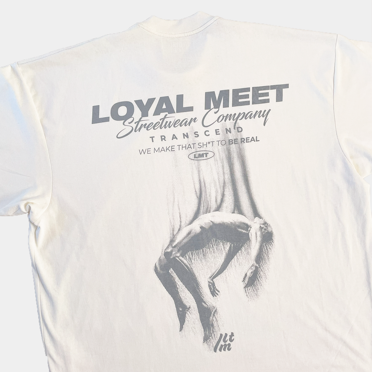 Camiseta oversize TRANSCEND Marfil