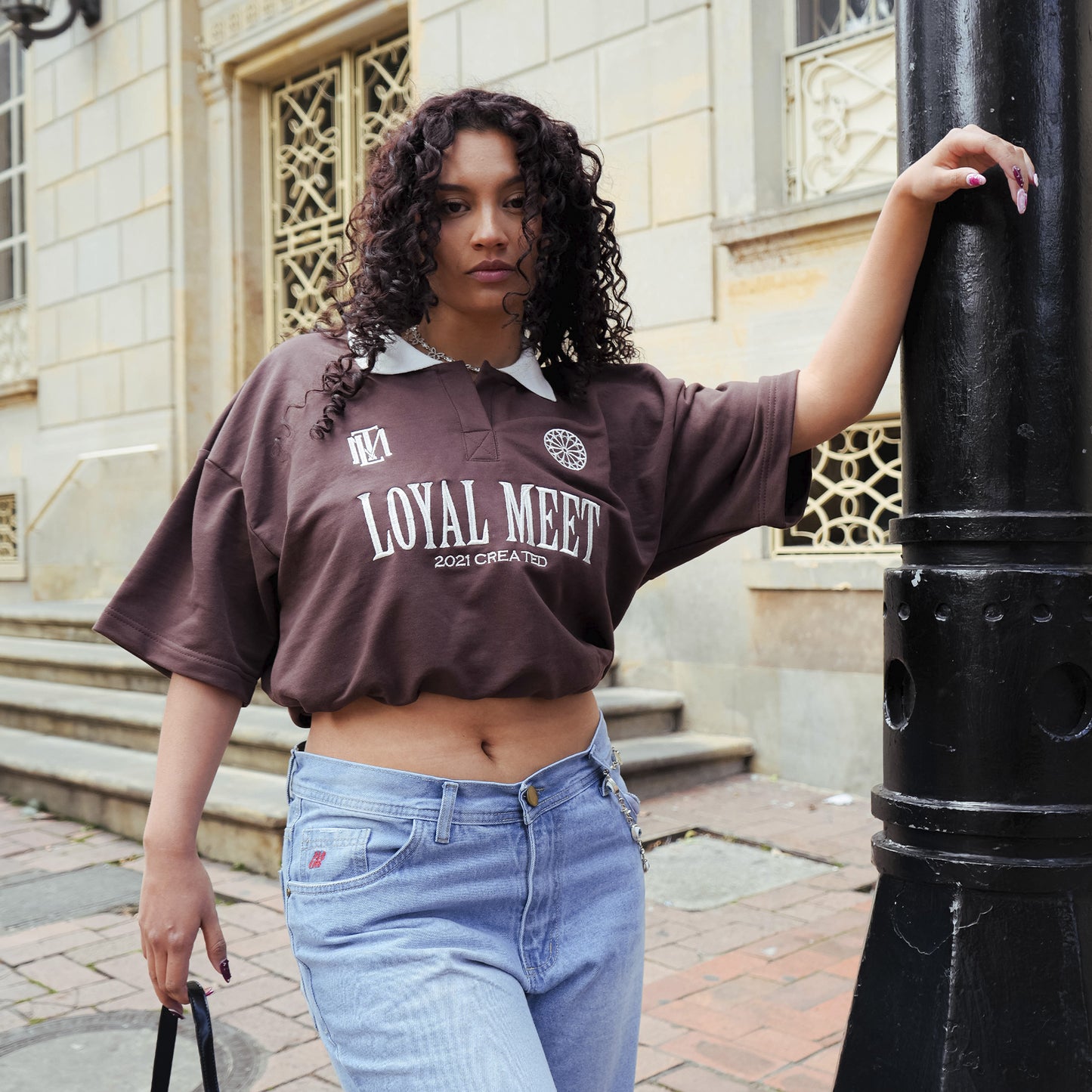 CAMISETA BOXY FIT POLO CREATED CAFE