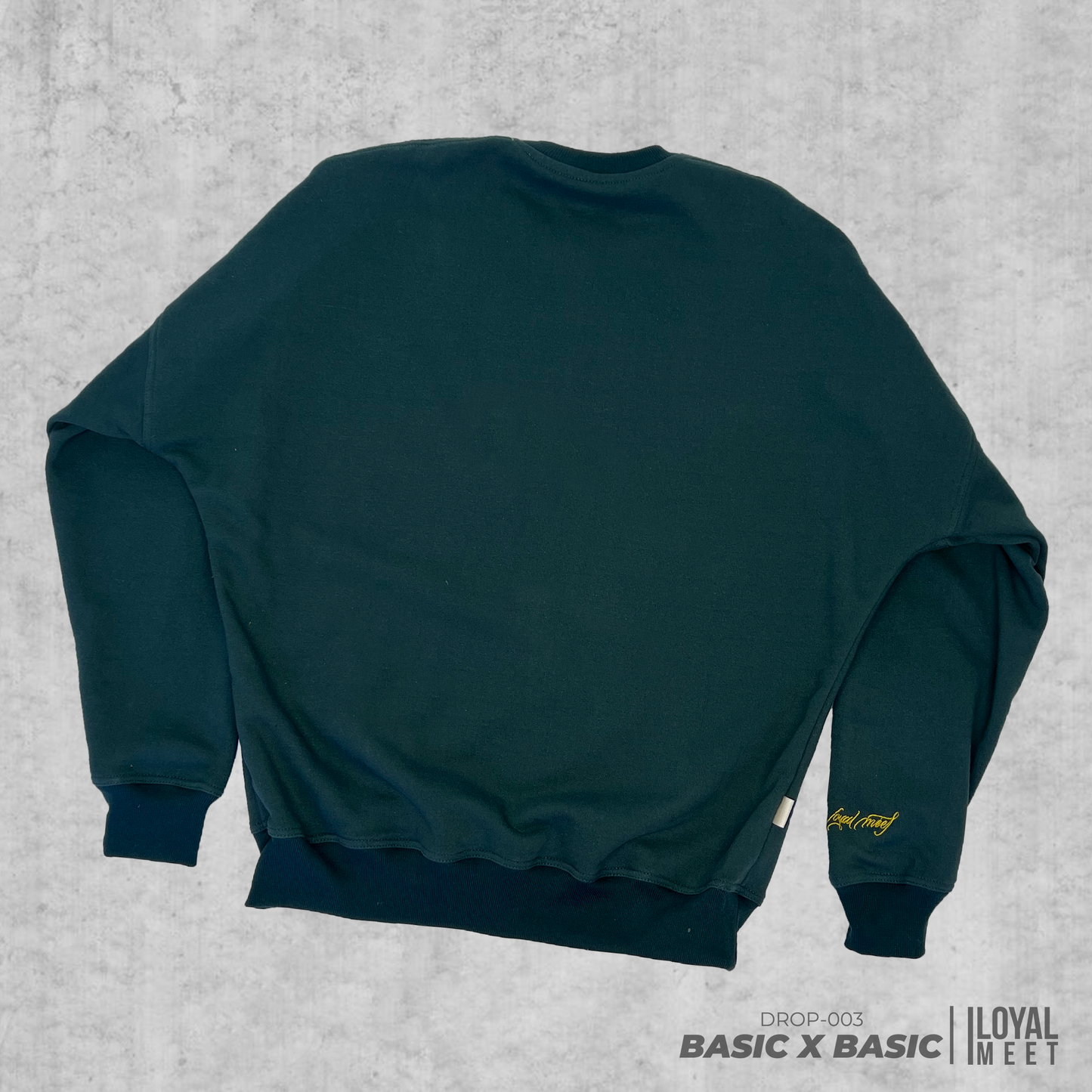 CREWNECK BASIC VERDE