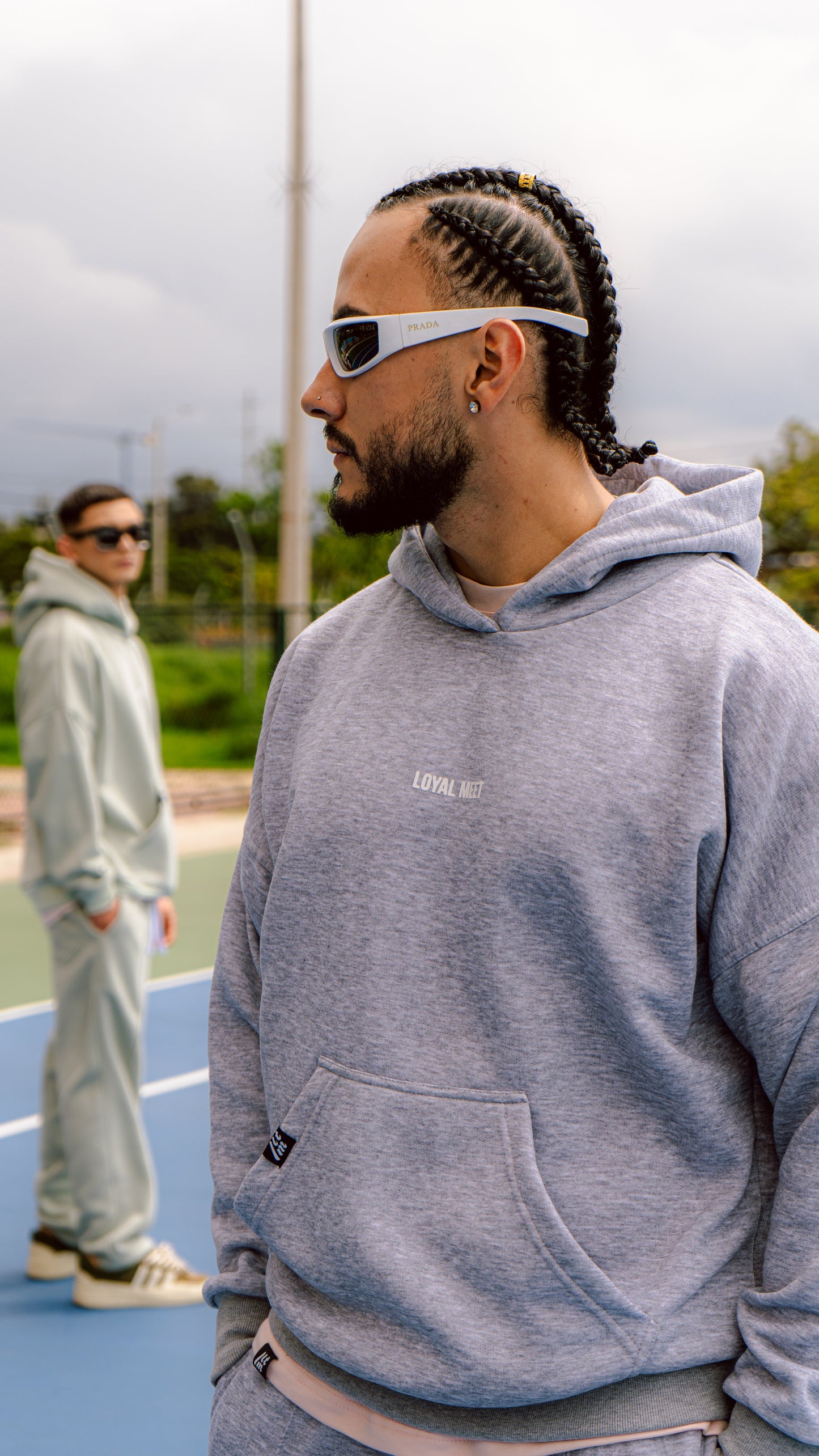 Hoodie WORLDWIDE GRIS