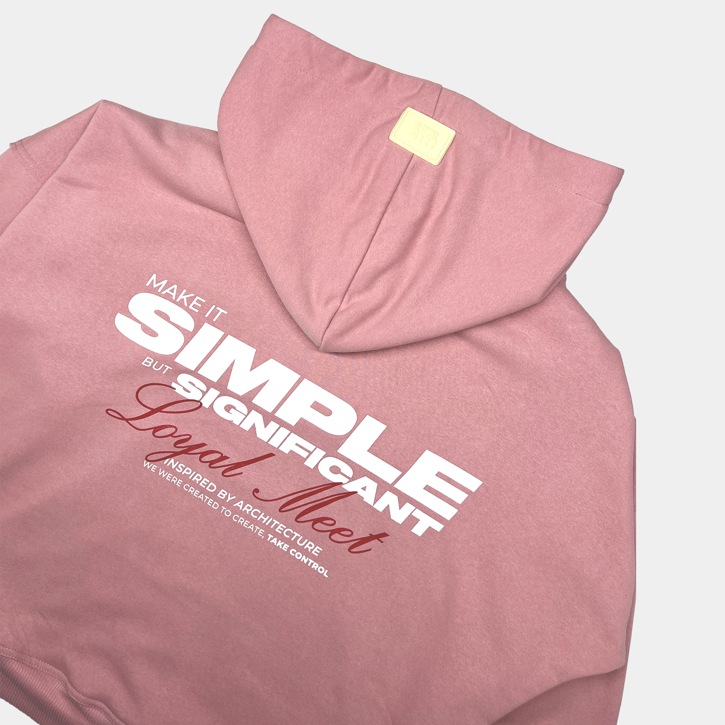 HOODIE NEOCLASIC PALO ROSA