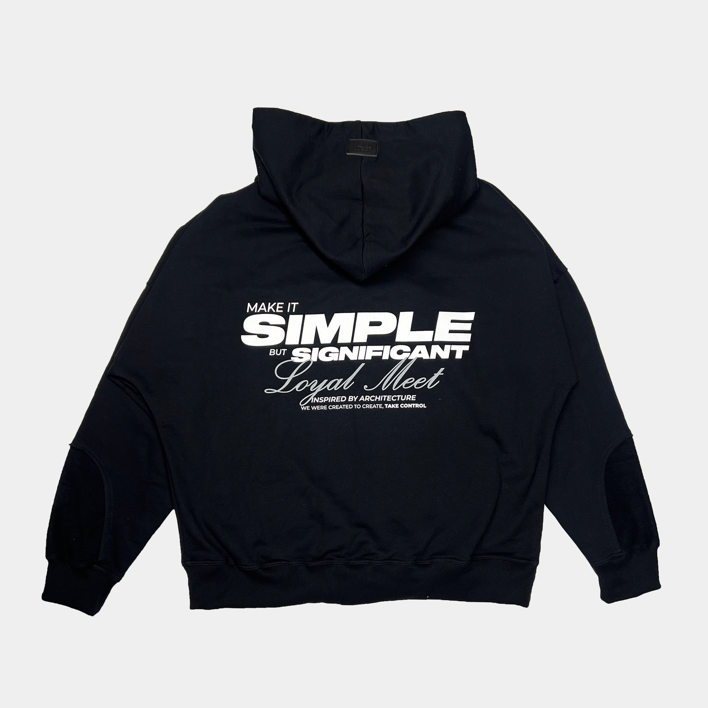 HOODIE NEOCLASIC MAKE SIMPLE NEGRO