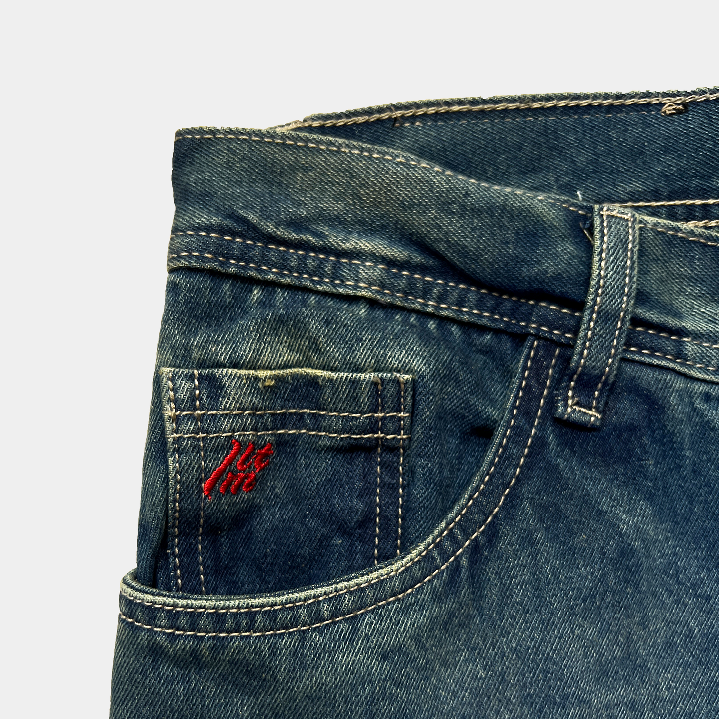 JEAN BAGGY DIRTY WASH BLUE