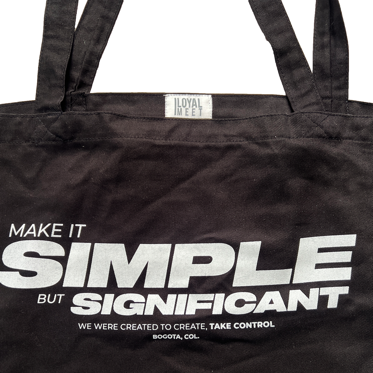 TOTE BAG NEGRA MAKE SIMPLE