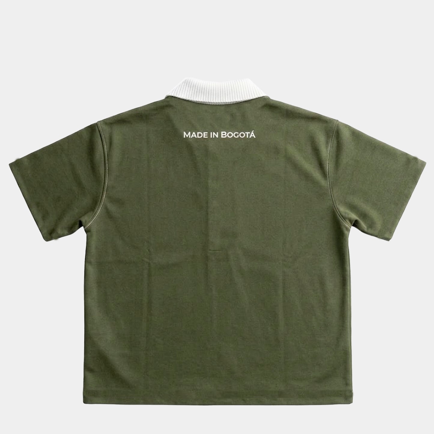 CAMISETA BOXY FIT POLO CREATED VERDE