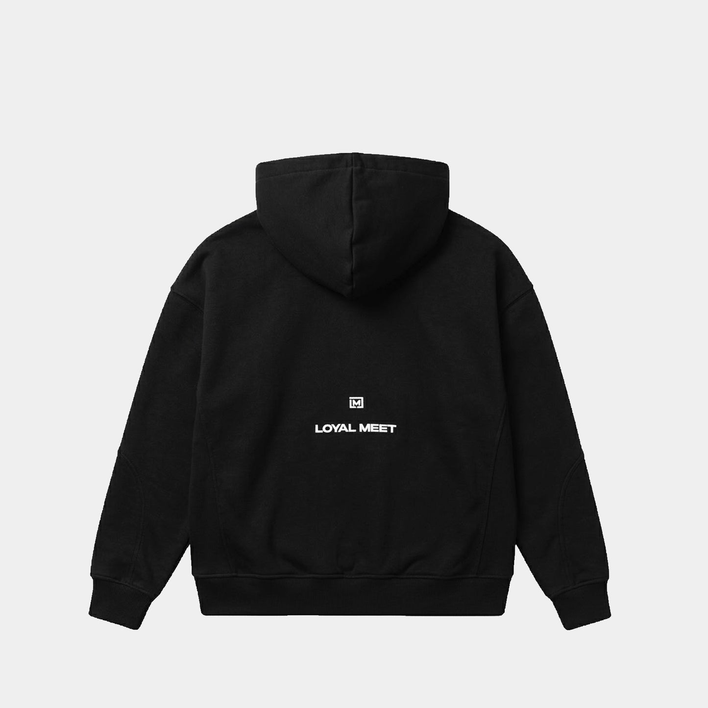 HODDIE NEGRO ZIPPER DOBLE ZIP