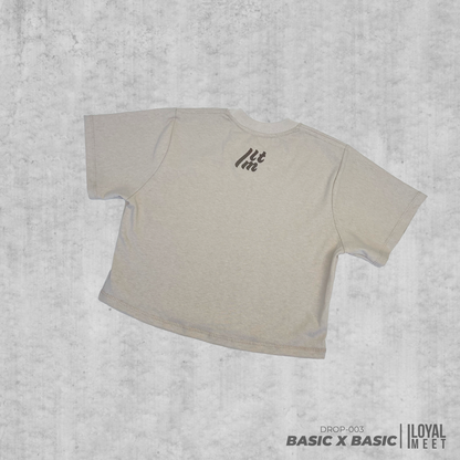 BABY TEE BASIC BEIGE