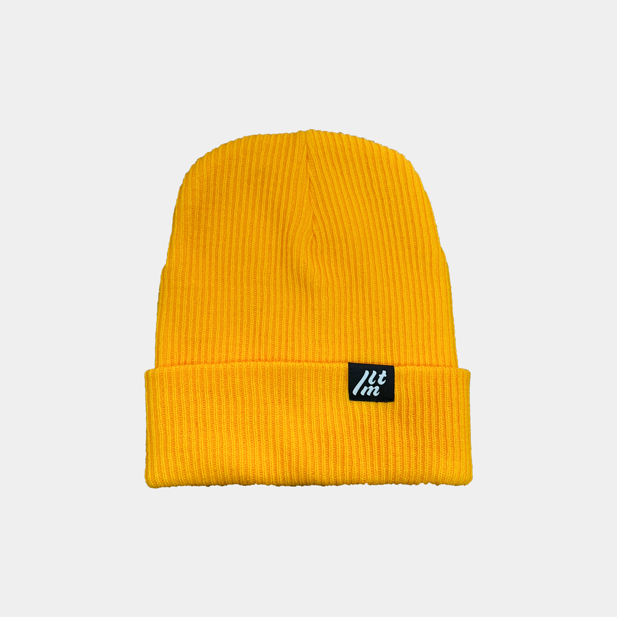 CUFFED BEANIE AMARILLO