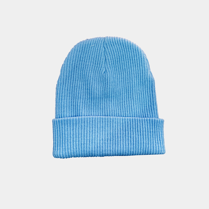 CUFFED BEANIE AZUL CLARO