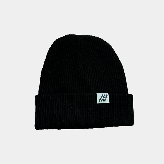 CUFFED BEANIE NEGRO LARGO