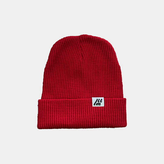 CUFFED BEANIE ROJO LARGO