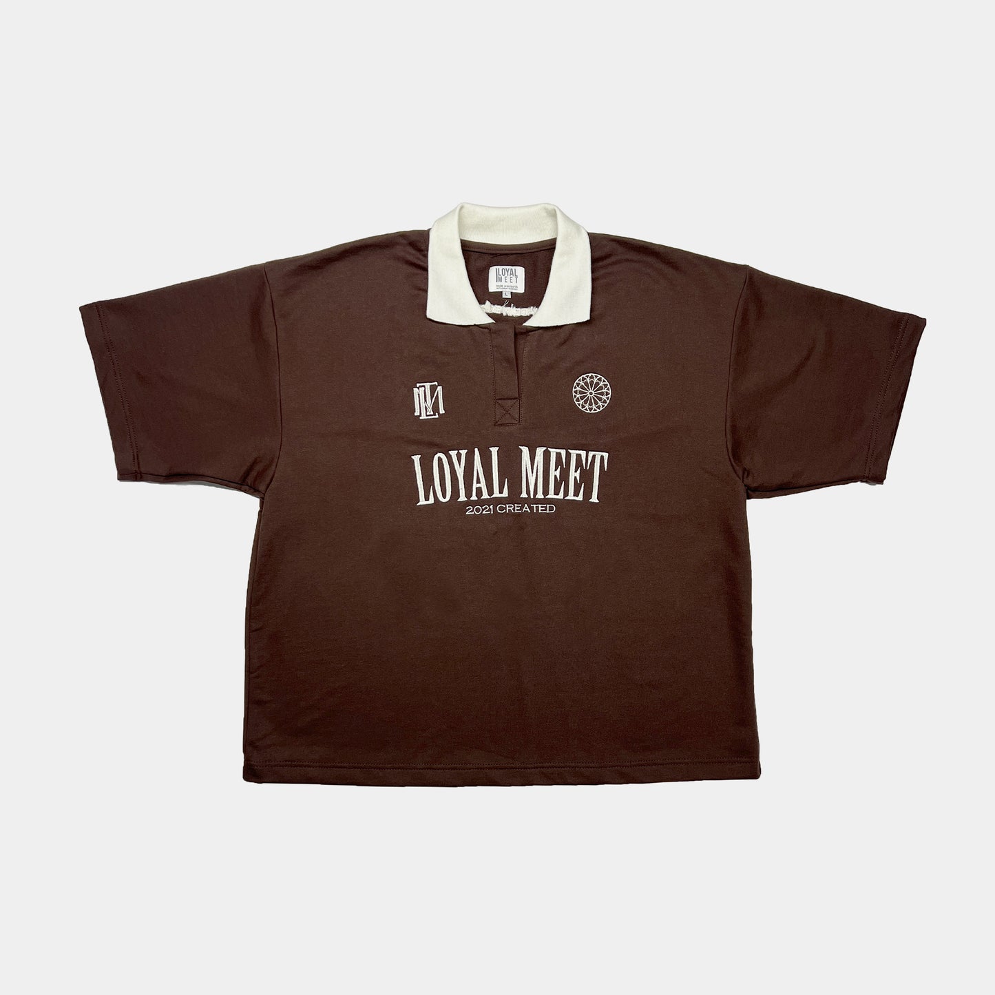 CAMISETA BOXY FIT POLO CREATED CAFE
