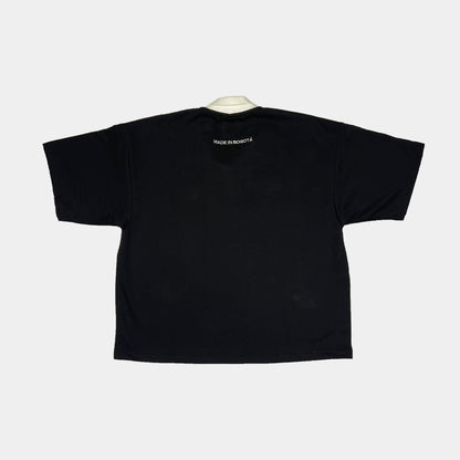 CAMISETA BOXY FIT POLO CREATED NEGRA