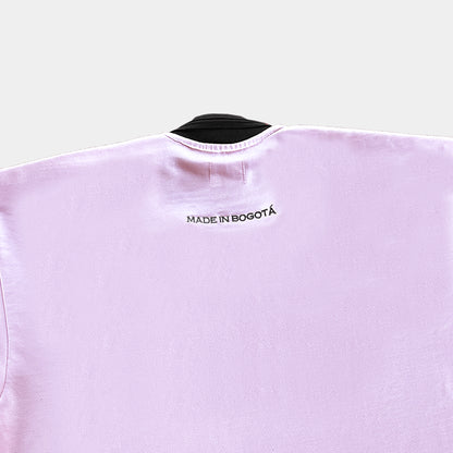 CAMISETA BOXY FIT POLO CREATED ROSADA