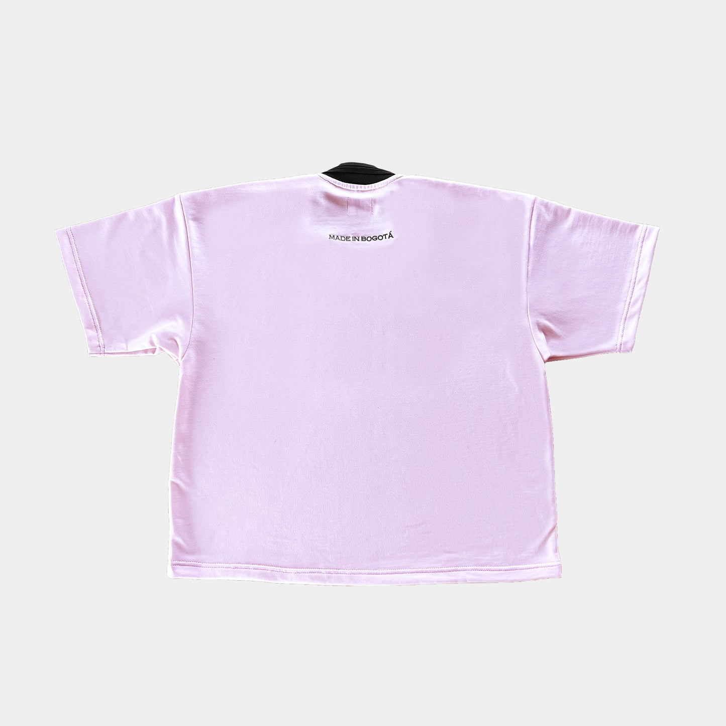 CAMISETA BOXY FIT POLO CREATED ROSADA