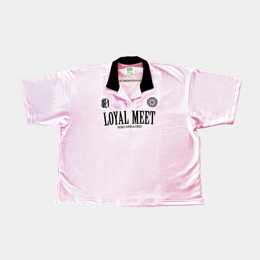 CAMISETA BOXY FIT POLO CREATED ROSADA