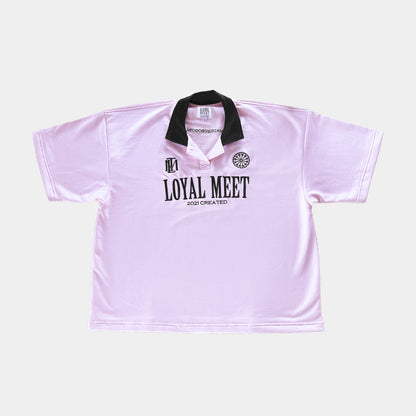 CAMISETA BOXY FIT POLO CREATED ROSADA