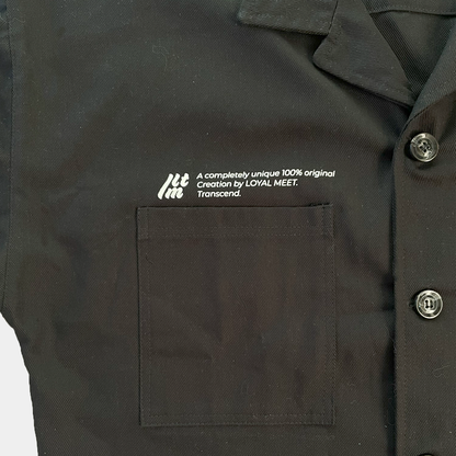 Camisa Boxy Fit TRANSCEND Negra