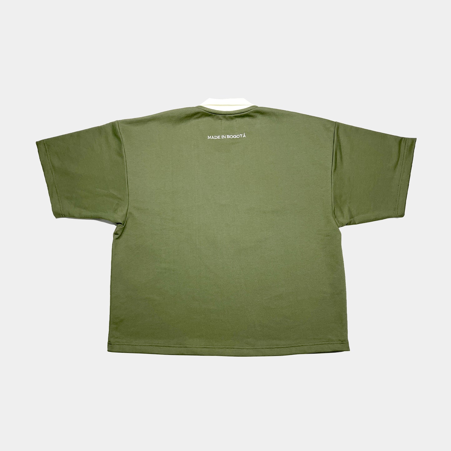CAMISETA BOXY FIT POLO CREATED VERDE