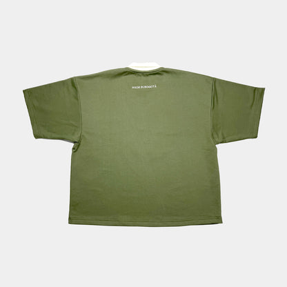 CAMISETA BOXY FIT POLO CREATED VERDE