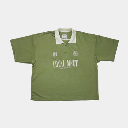 CAMISETA BOXY FIT POLO CREATED VERDE