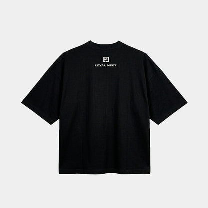 CAMISETA OVERZIDE FIVE SKINS NEGRA