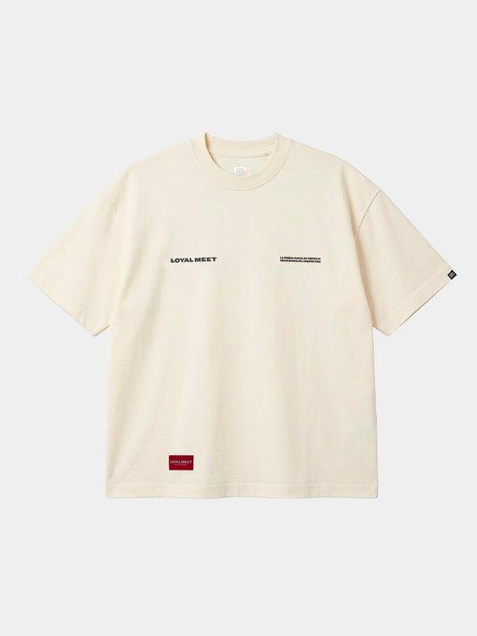 CAMISETA OVERSIZE CREATORS MARFIL