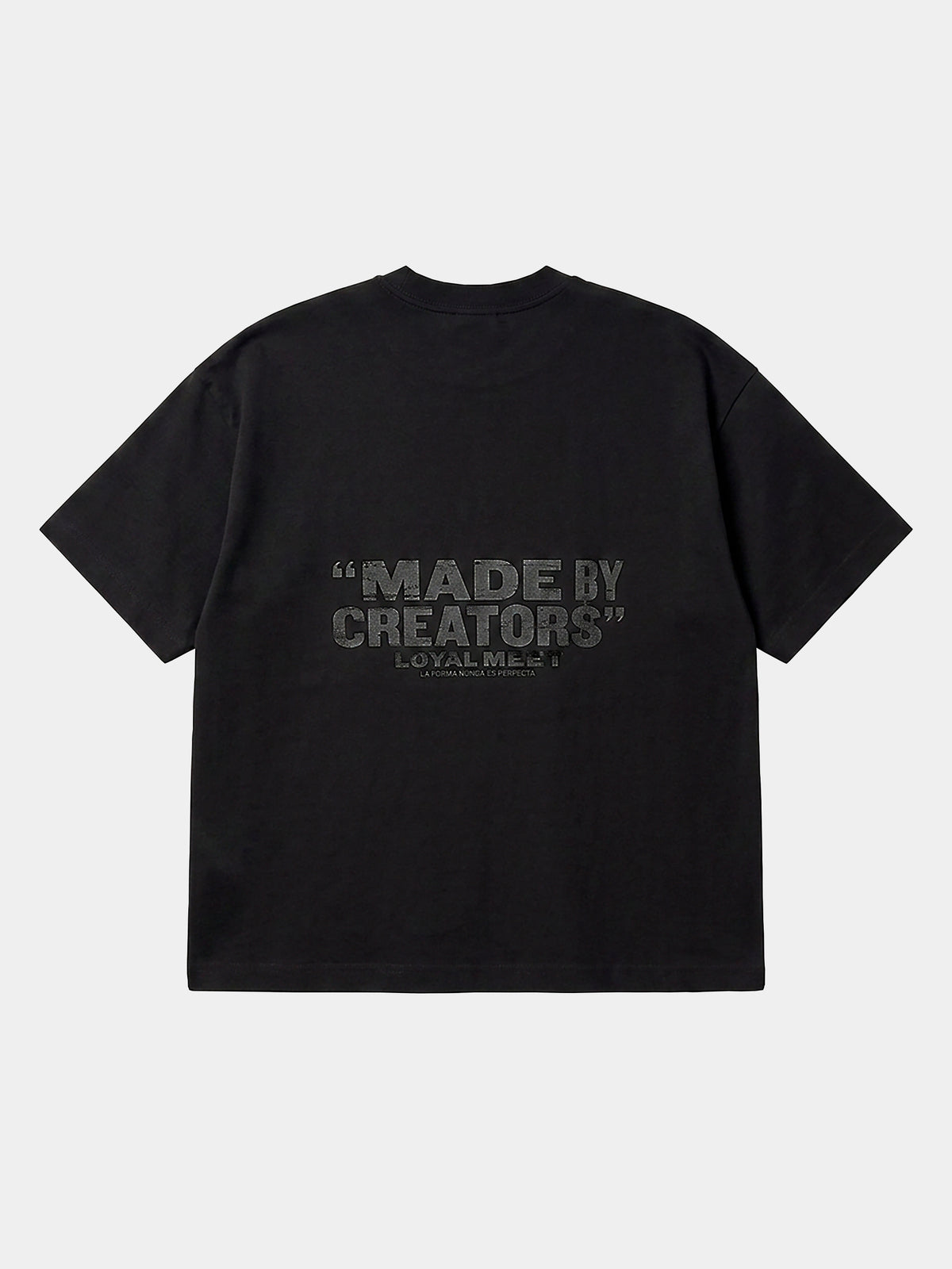 CAMISETA OVERSIZE CREATORS NEGRA