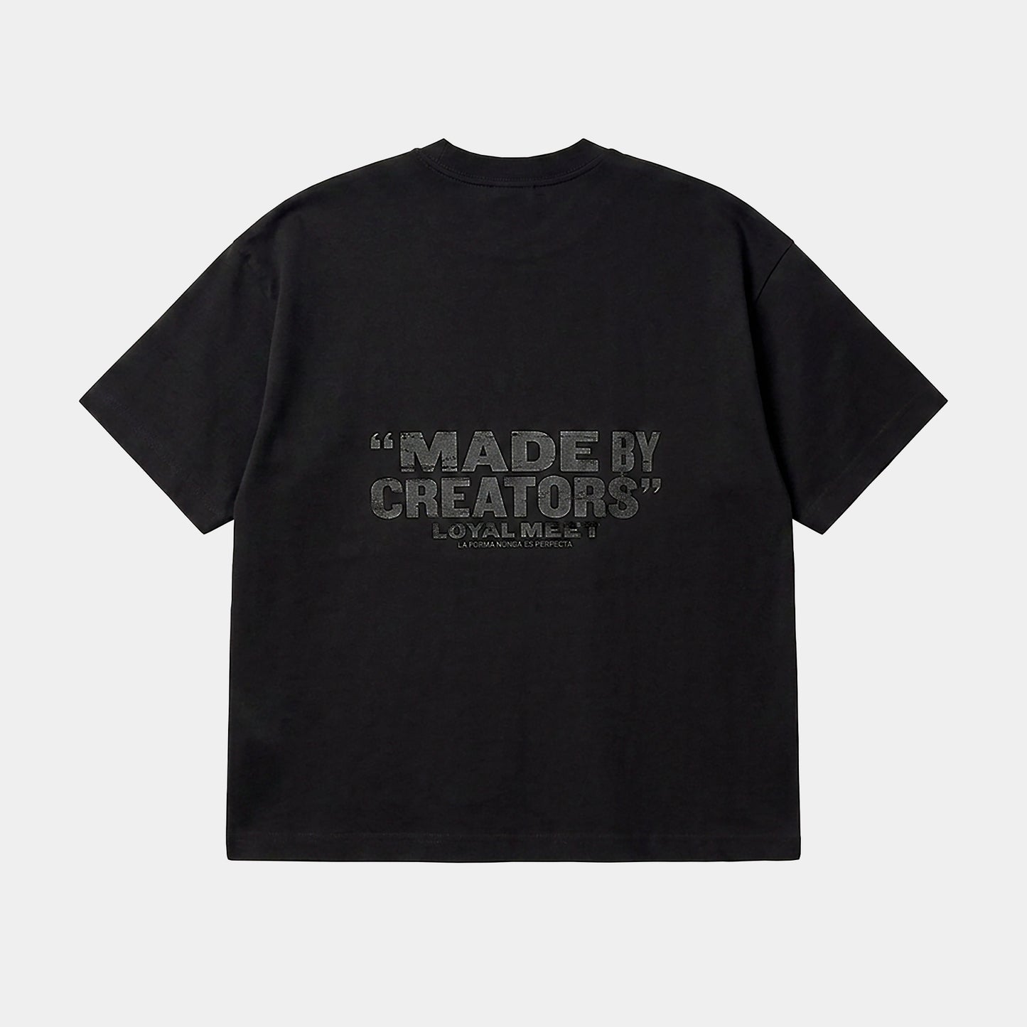 CAMISETA OVERSIZE CREATORS NEGRA