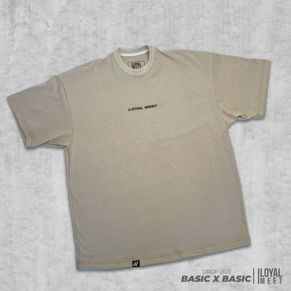 CAMISETA BASIC BEIGE