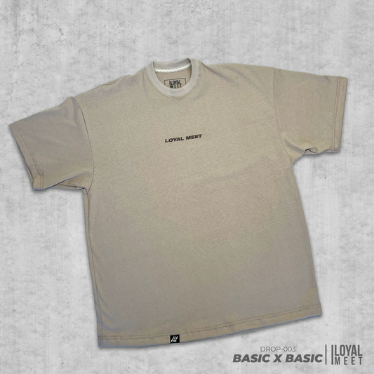 CAMISETA BASIC BEIGE