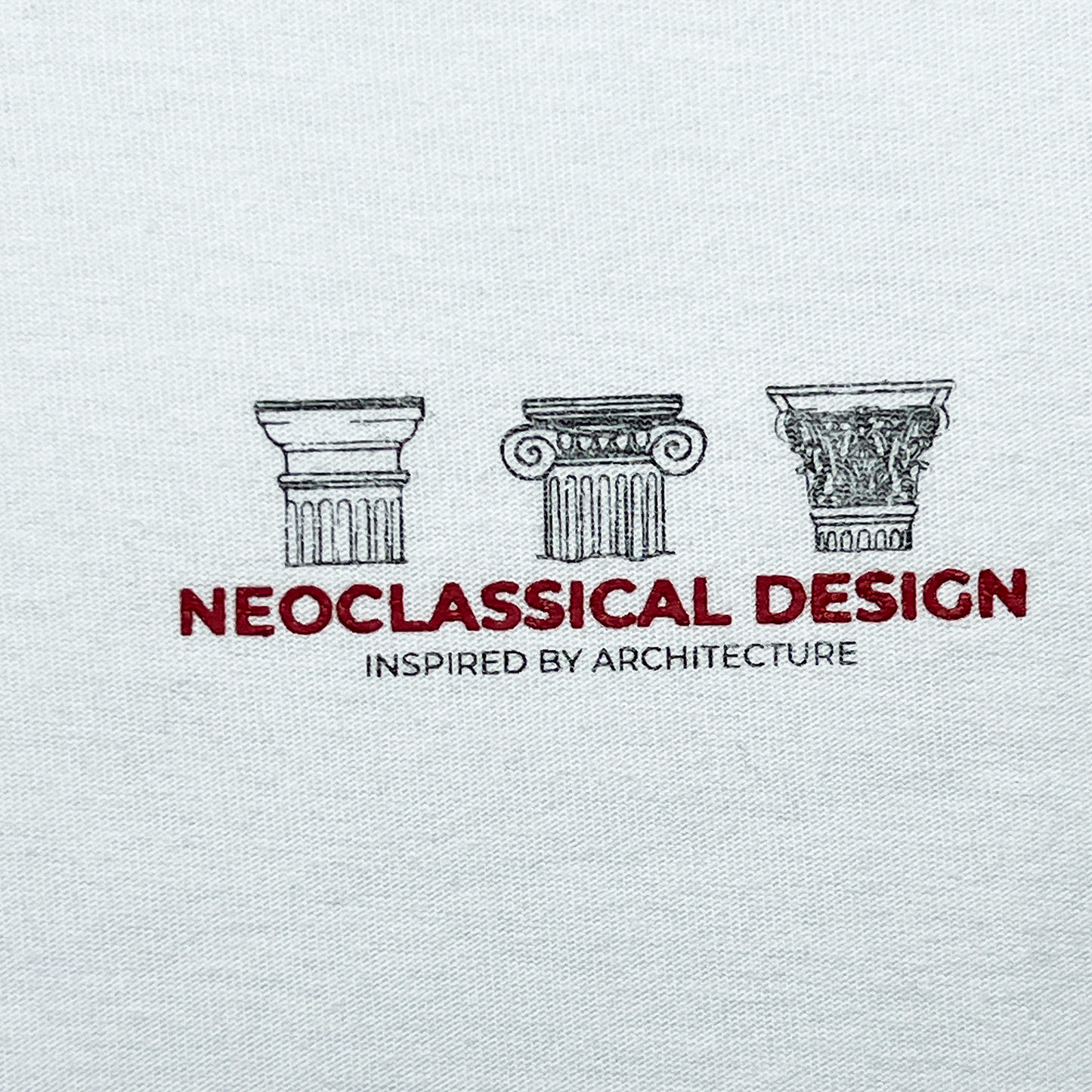 CAMISETA OVERSIZE NEOCLASSICAL BLANCA
