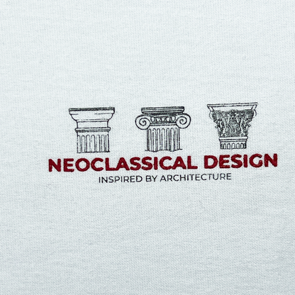 CAMISETA OVERSIZE NEOCLASSICAL BLANCA