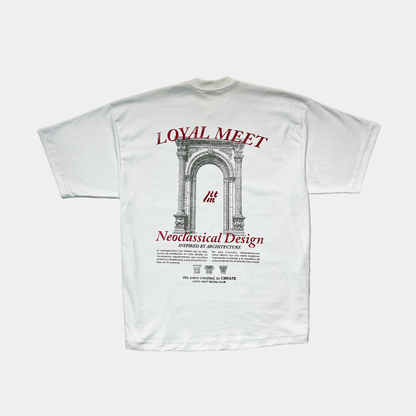 CAMISETA OVERSIZE NEOCLASSICAL BLANCA