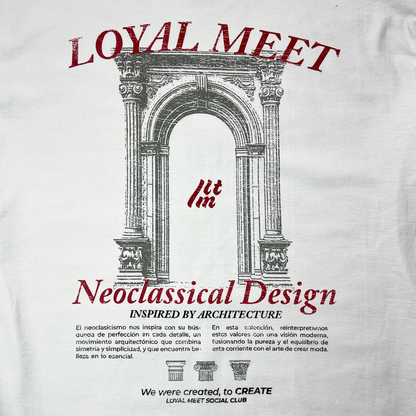 CAMISETA OVERSIZE NEOCLASSICAL BLANCA