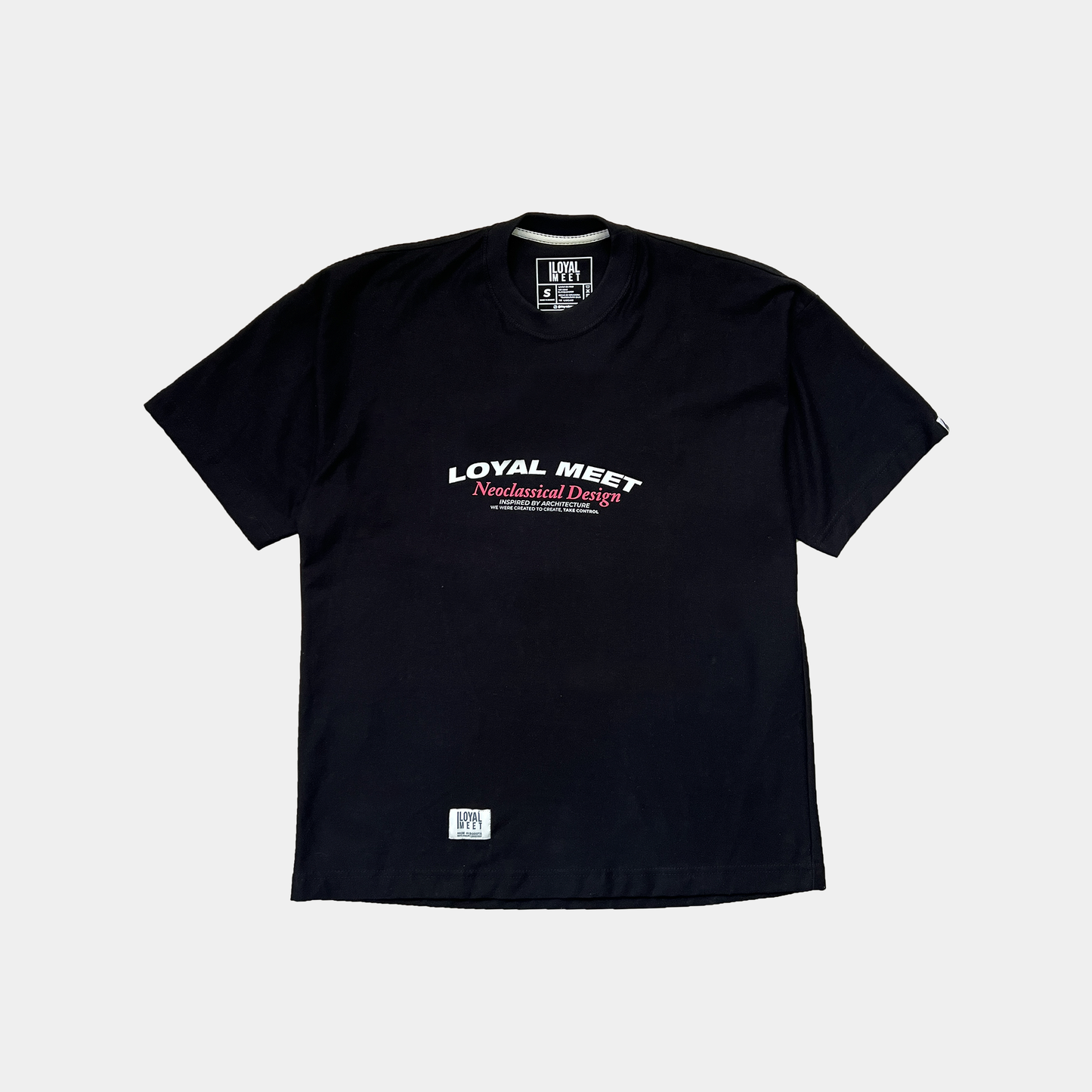 CAMISETA OVERSIZE MAKE IT SIMPLE NEGRA