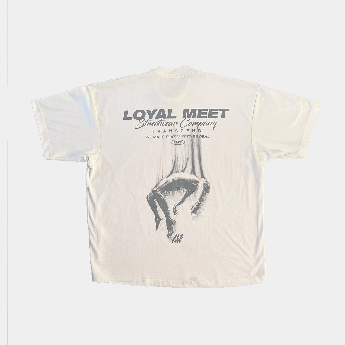 Camiseta oversize TRANSCEND Marfil