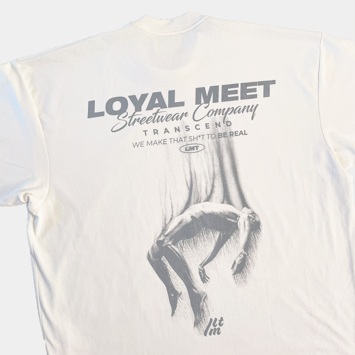 Camiseta oversize TRANSCEND Marfil