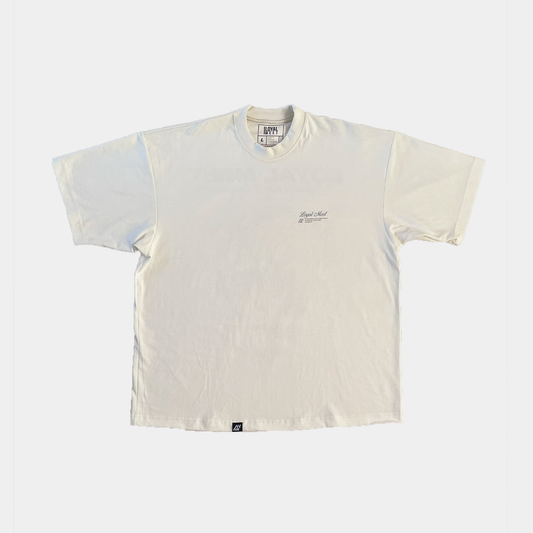 Camiseta oversize TRANSCEND Marfil