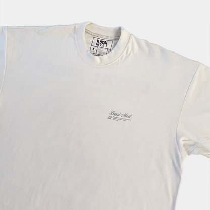 Camiseta oversize TRANSCEND Marfil