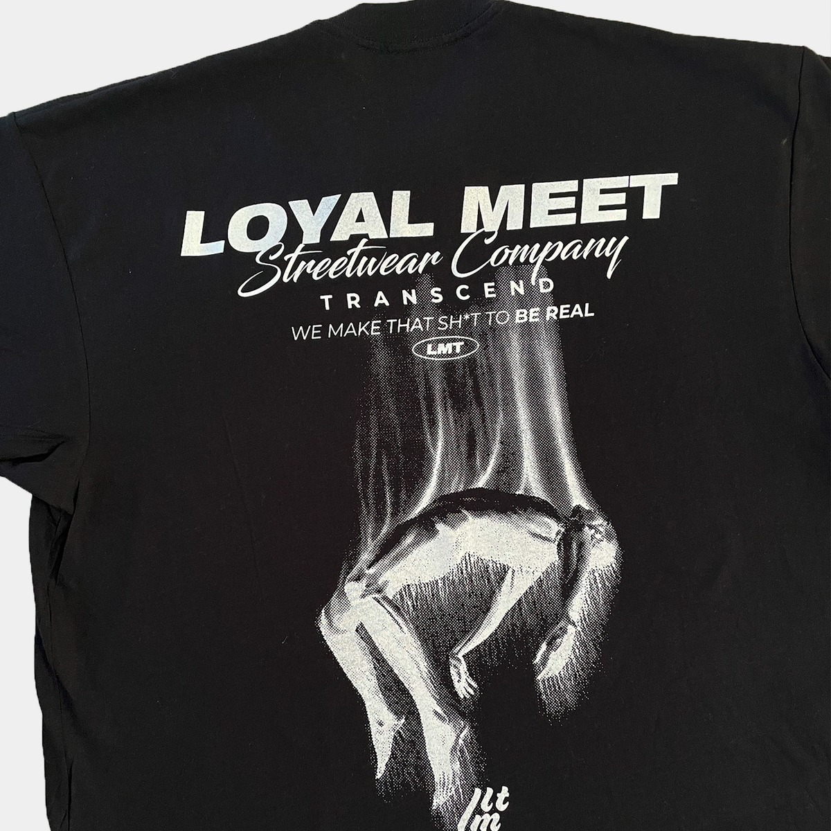Camiseta oversize TRANSCEND Negra