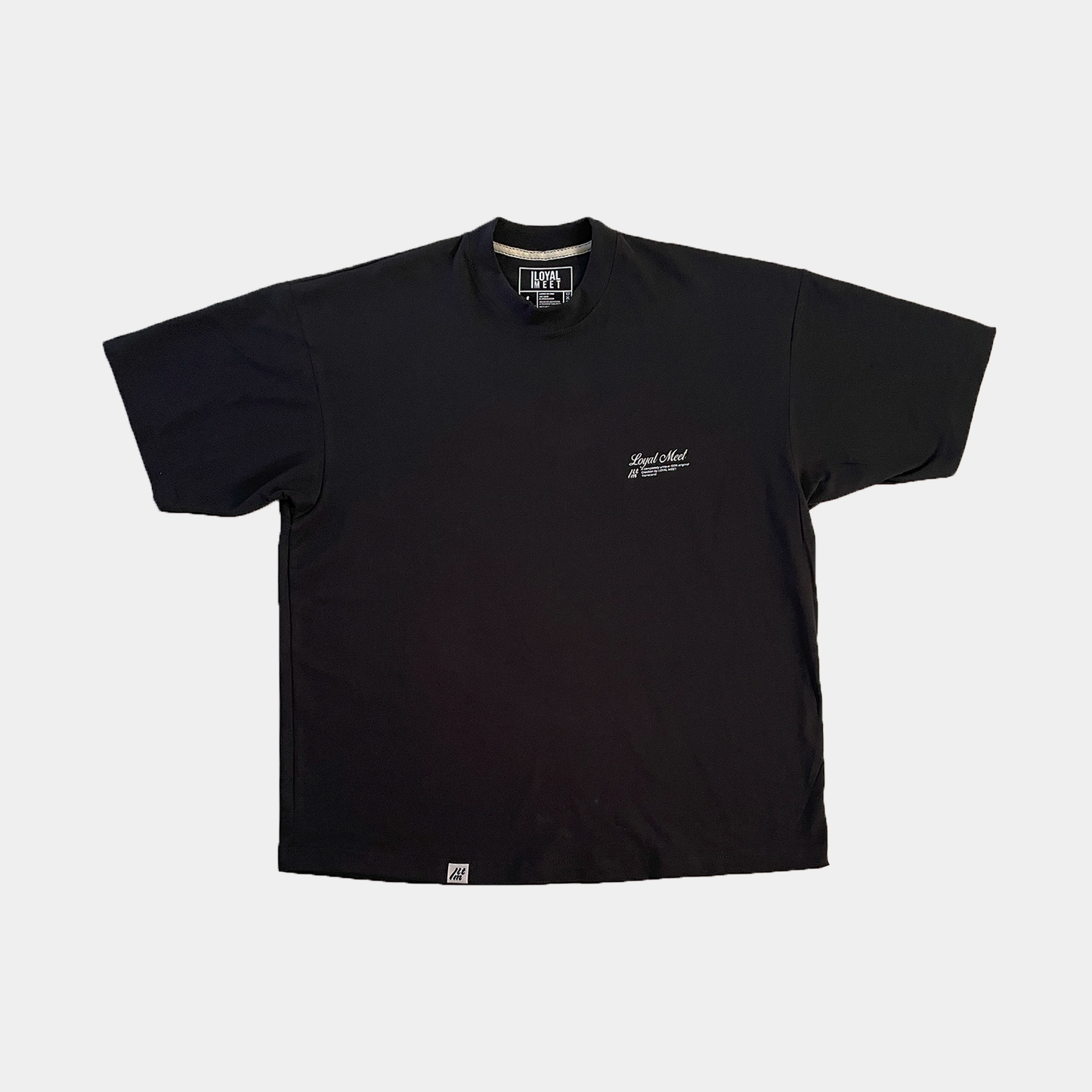 Camiseta oversize TRANSCEND Negra