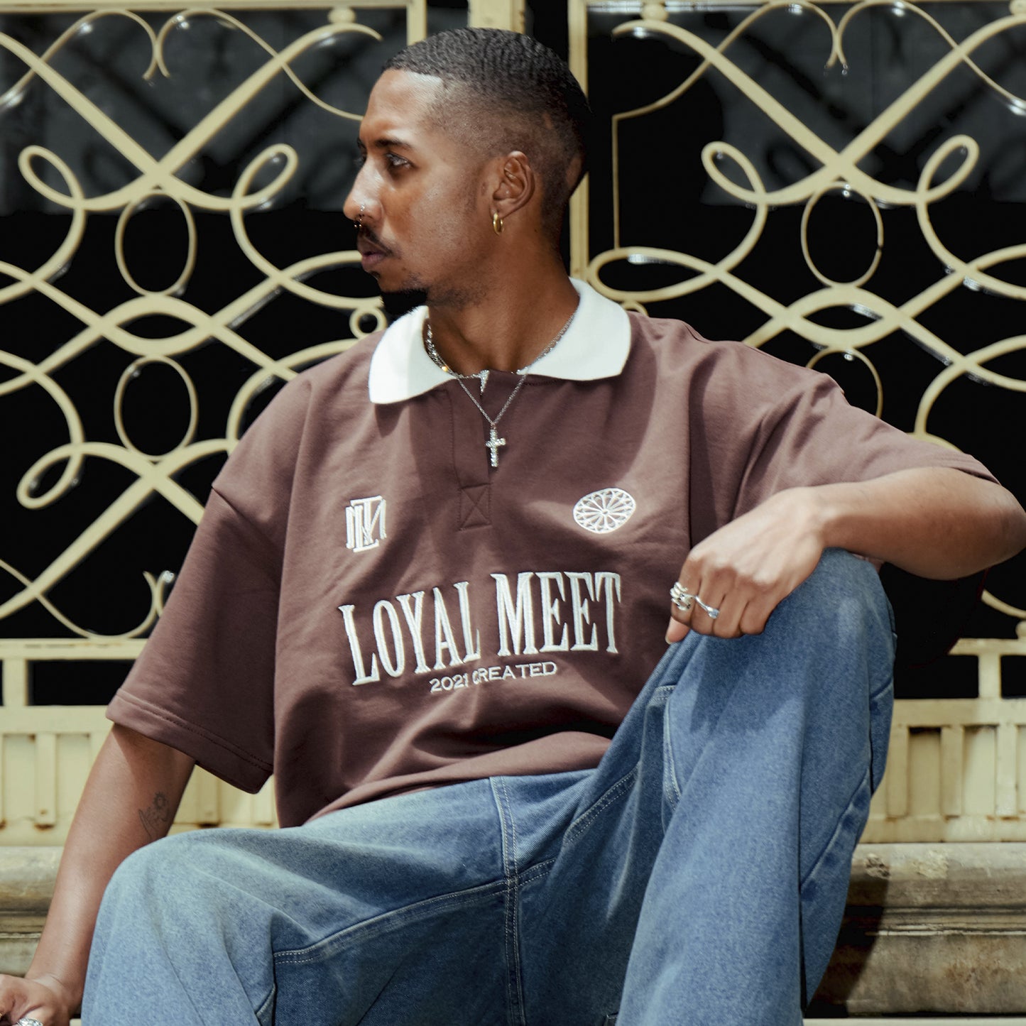 CAMISETA BOXY FIT POLO CREATED CAFE