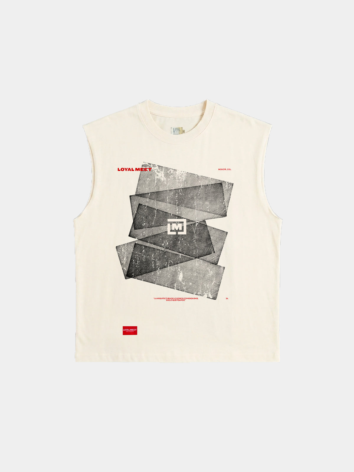 CAMISILLA BOXY CAPAS MARFIL