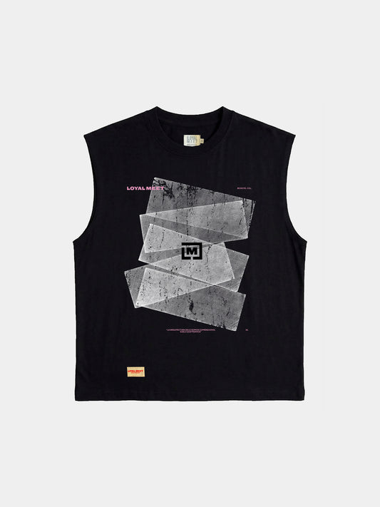 CAMISILLA BOXY CAPAS NEGRA