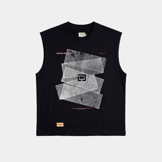 CAMISILLA BOXY CAPAS NEGRA
