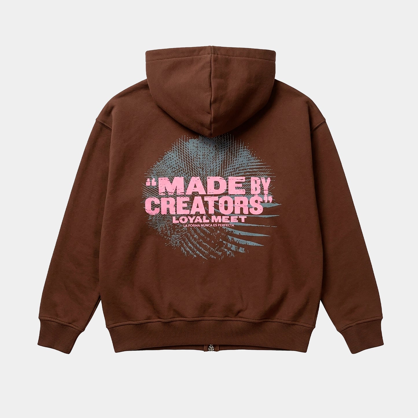 CHAQUETA ZIPPER CAFÉ