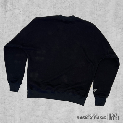 CREWNECK BASIC NEGRO