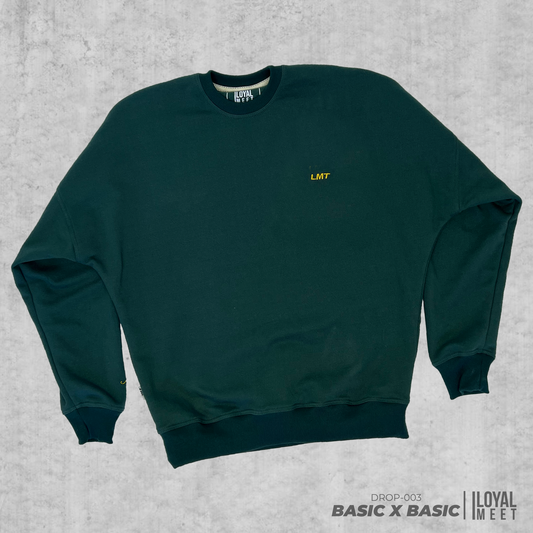 CREWNECK BASIC VERDE